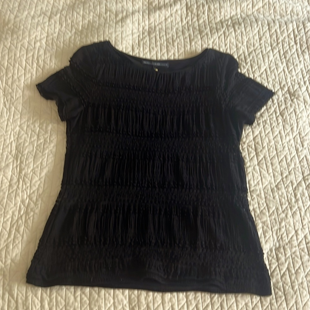 EUC White House Black Market Lace Top